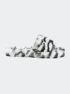 London Rag Snuggle-in Indoor Fur Flats In White