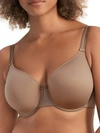 Chantelle Basic Invisible Memory Foam Bra 1241 In Hazelnut