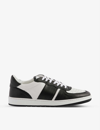 None Pillar Destroyer Leather Low-top Trainers In Black/white