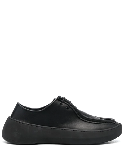 Hevo Via Murgese Leather Loafers In Black