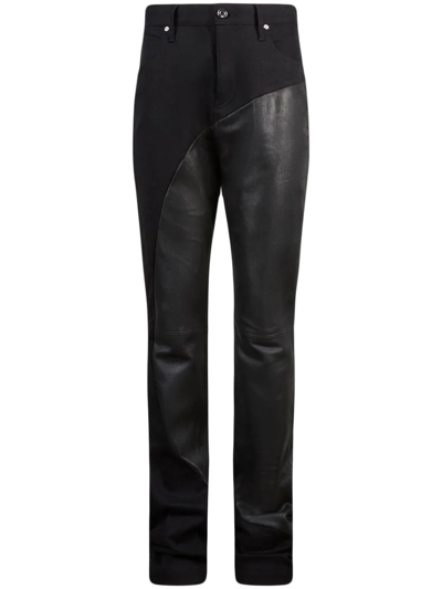 Rta Arwen Straight-leg Trousers In 黑色