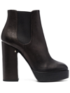 LAURENCE DACADE ROSA LEATHER ANKLE BOOTS
