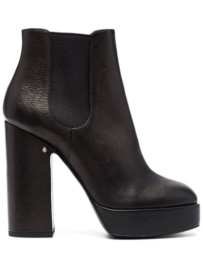Laurence Dacade Rosa Leather Ankle Boots In Black