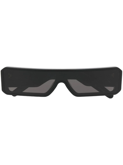 Rick Owens Square-frame Tinted Sunglasses In Schwarz