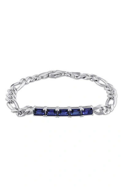 Delmar Lab-created Blue Sapphire Bracelet