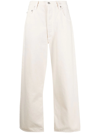 Citizens Of Humanity Gaucho High-rise Wide-leg Jeans In White