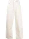 Citizen Of Humanity Gaucho High-rise Wide-leg Jeans In White