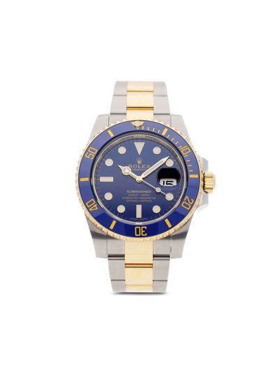 Pre-owned Rolex 2020  Submariner Date 40mm In Blue