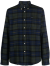 BARBOUR CHECK-PATTERN BUTTON-UP SHIRT