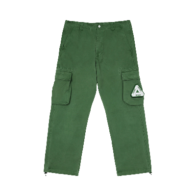 Pre-owned Palace Garment Dyed Cargo Trouser 'olive' In Green