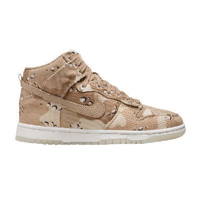 Pre-owned Nike Wmns Dunk High 'desert Camo' In Brown