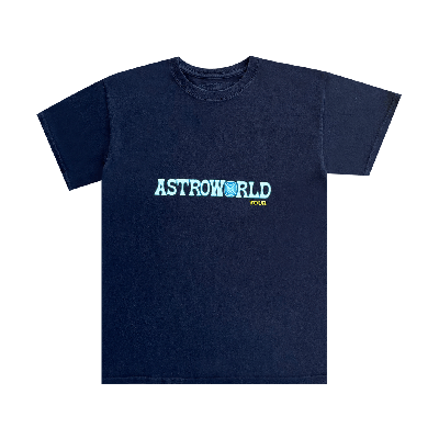 Pre-owned Cactus Jack By Travis Scott Astroworld Tour Tee 'black'