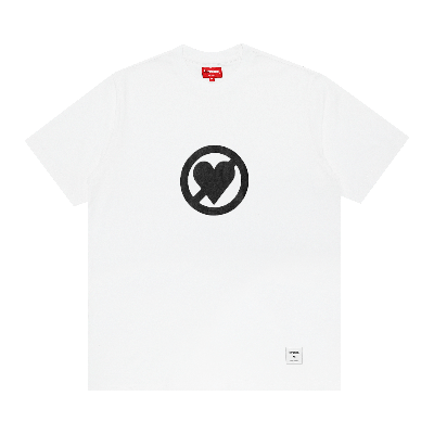 Pre-owned Supreme No Love Short-sleeve Top 'white'