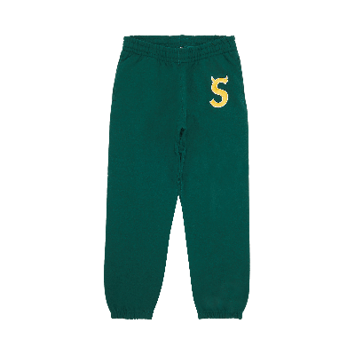 Pre-owned Supreme S Logo Sweatpant 'green'