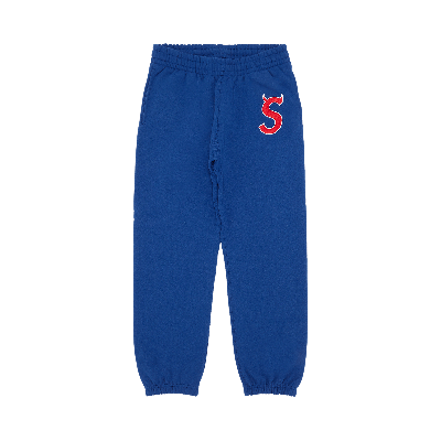 Pre-owned Supreme S Logo Sweatpant 'blue'