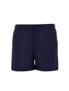 Orlebar Brown Springer Buckle-detail Swim Shorts In Blue