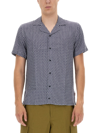 Orlebar Brown "travis Seglas" Shirt In Blue