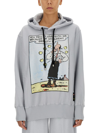 Moncler Genius Olivia Print Sweatshirt In Azure