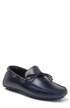 Bruno Magli Tino Suede Penny Loafer In Navy