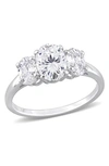 Delmar Sterling Silver Cubic Zirconia Ring In Silver