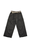 BRUNELLO CUCINELLI BRUNELLO CUCINELLI KIDS BELTED WAIST STRAIGHT LEG TROUSERS