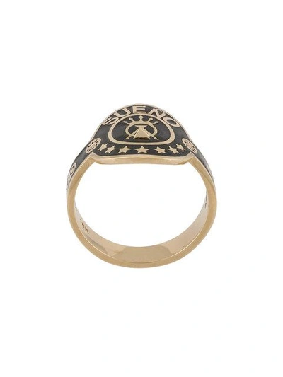 Foundrae 18k Yellow Gold Dream Cigar Band Diamond Ring In Ylwgold