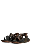 Nike Men's Oneonta Sandals In Black/cocao Wow/gum Medium Brown