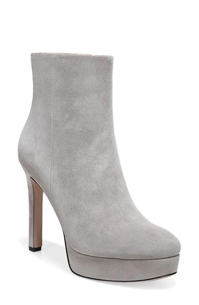 Veronica Beard Dali Suede Platform Booties In Taupe