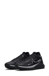 Nike React Pegasus Trail 4 Gore-tex® Waterproof Running Shoe In Black/ Grey/ Reflect Silver