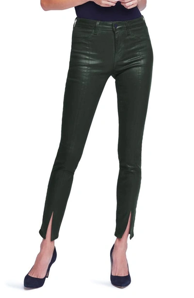L Agence Lagence Jyothi High Rise Skinny Jeans In Army Coated