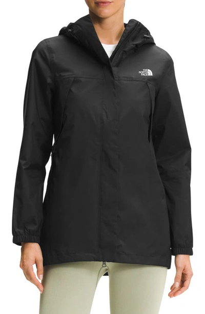 The North Face Antora Waterproof Hooded Parka In Tnf Black