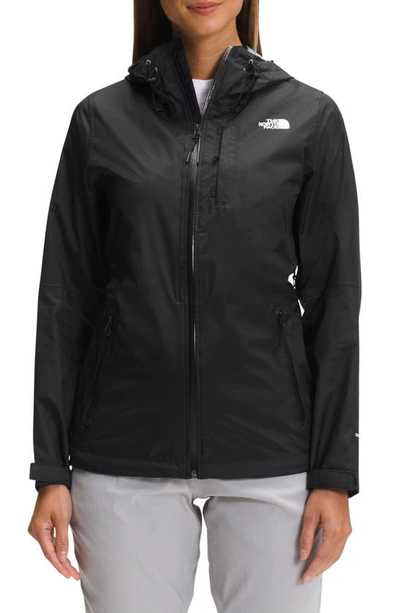The North Face Alta Vista Water Repellent Hooded Jacket In Tnf Black