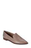 Frye Kenzie Venetian Pointed Toe Flat In Grey - Oyster