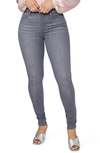 Paige Flaunt Bombshell Ultra Skinny Ankle Jeans In Grey Area