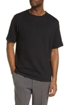 Theory Black Essential T-shirt In Black Multi