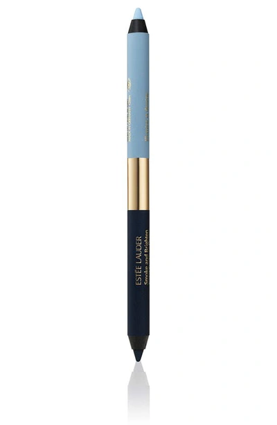 Estée Lauder Smoke And Brighten Kajal Eyeliner Duo In Marine/ Sky Blue