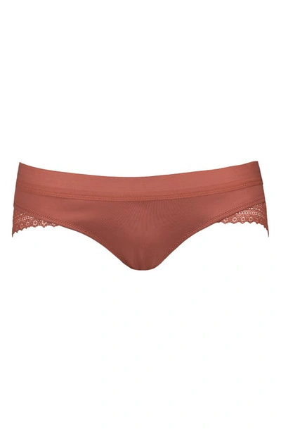 Cache Coeur Serena Maternity Boyshorts In Terracotta