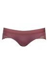 Cache Coeur Serena Maternity Boyshorts In Plum