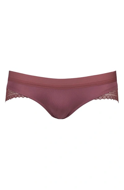 Cache Coeur Serena Maternity Boyshorts In Plum