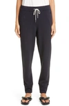 JIL SANDER EMBROIDERED COTTON FRENCH TERRY JOGGERS