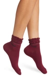 Nike Everyday Training Ankle Socks In Dark Beetroot/ Black