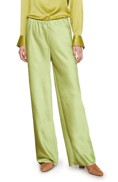 Vince Satin Bias Cut Pants In Cactus