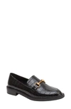 Lisa Vicky Zany Loafer In Black Croc