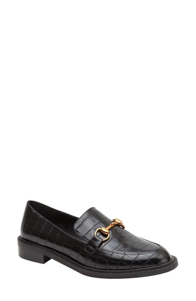 Lisa Vicky Zany Loafer In Black Croc