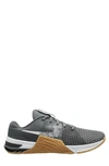 Nike Men's Metcon 8 Workout Shoes In Grey
