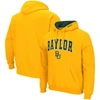 COLOSSEUM COLOSSEUM GOLD BAYLOR BEARS ARCH & LOGO 3.0 PULLOVER HOODIE