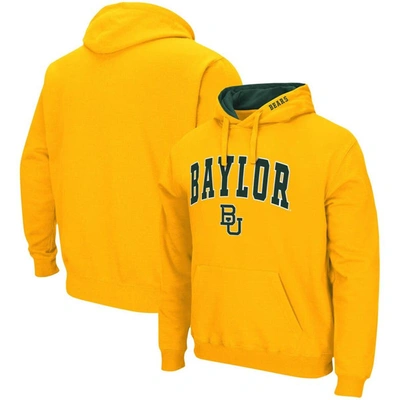 Colosseum Men's Gold Baylor Bears Arch Logo 3.0 Pullover Hoodie