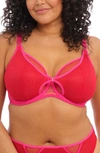 Elomi Kintai Full Coverage Mesh Underwire Bra In Cha Cha Cha