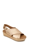 Gentle Souls By Kenneth Cole Lori Slingback Sandal In Rose Gold