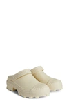 Camperlab Traktori Clog In White Natural